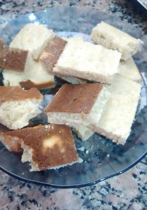 Una foto de Brownie de limón