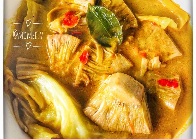 Ternyata begini lho! Cara mudah memasak Gulai Nangka Muda  enak