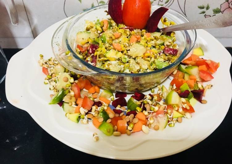 How to Make Quick Sprouts salad