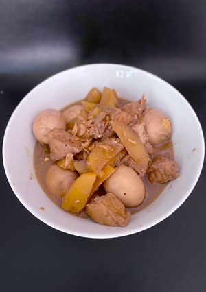 Foto resep Semur tahu telur kentang