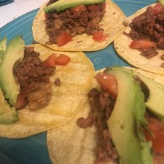 Veggie tacos A picture of Veggie tacos.