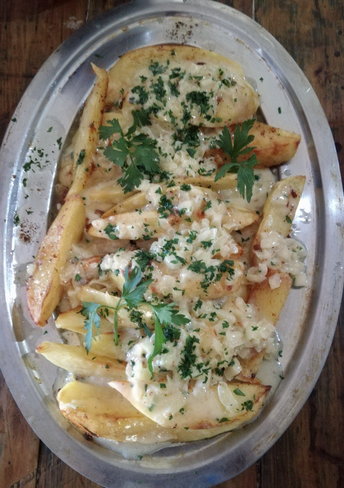 Una foto de Papas a la crema