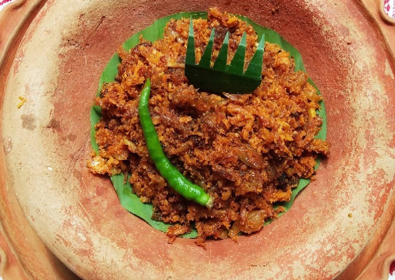 Dried Fish & coconut fry