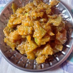 A picture of Kumro sabji (pumpkin sabji).