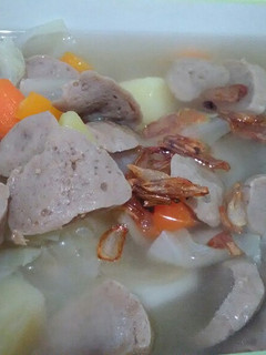 Foto resep Sop bakso minimalis