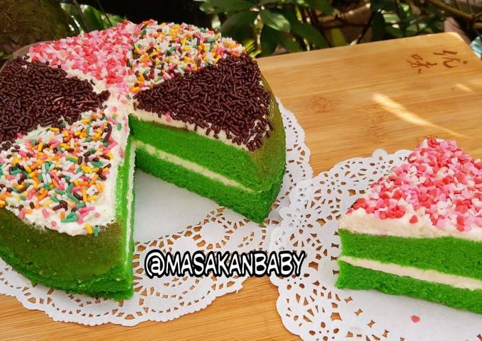 Resep bolu pandan rice cooker lembut dan nikmat