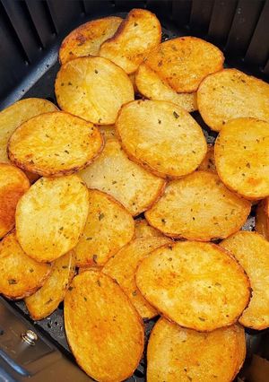Una foto de Patatas panaderas en la Freidora de aire (Airfryer)