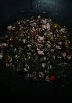 Foto resep Baby Cumi kuah Hitam Simpel