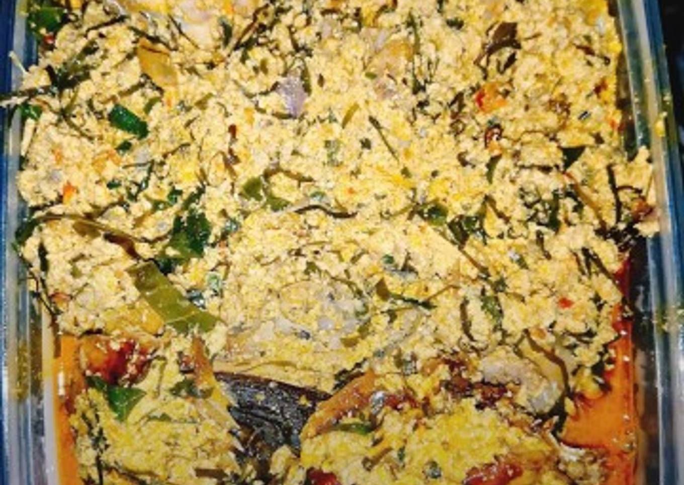 Egusi and Ukazi soup