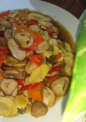 Foto resep Tumis jamur ceria