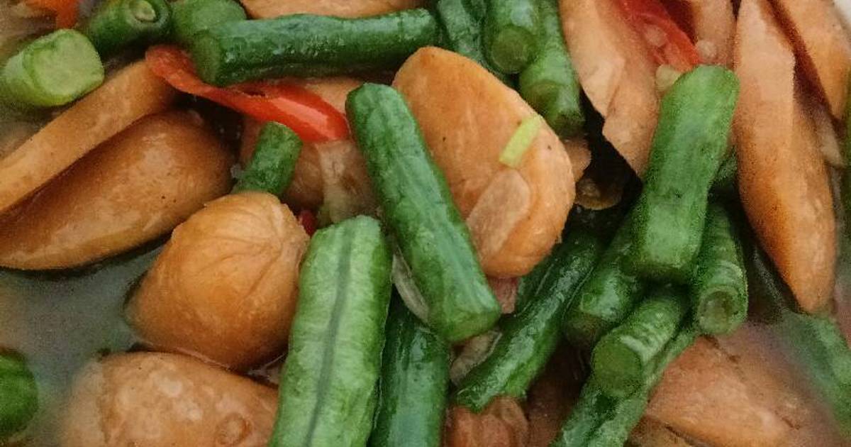 Resep Kacang panjang mix sosis oleh Rere - Cookpad