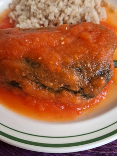 Una foto de Chiles rellenos de queso versión light