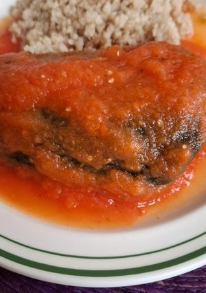 A picture of Light Cheese-Stuffed Poblano Peppers.