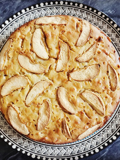 Una foto de Budín de Manzana