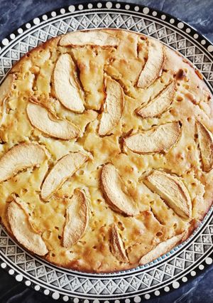 Una foto de Budín de Manzana