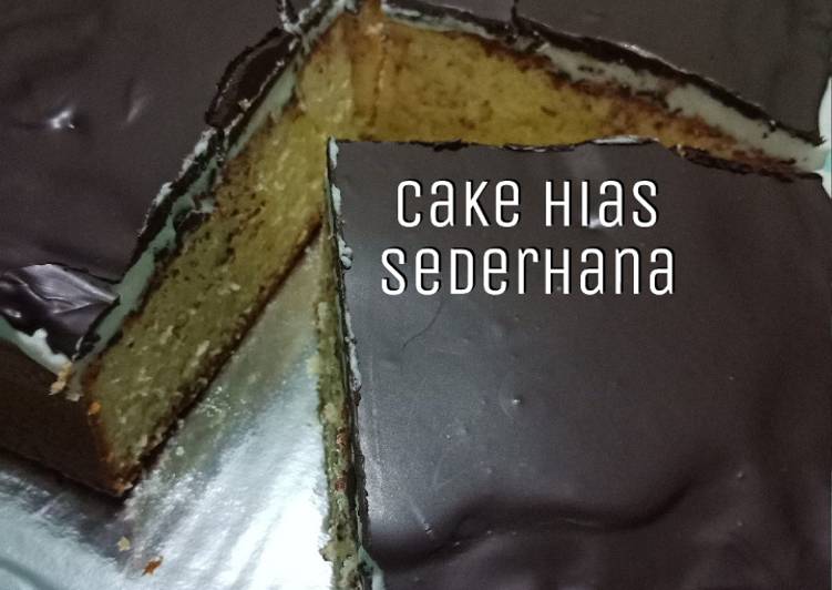 Cake Hias Sederhana