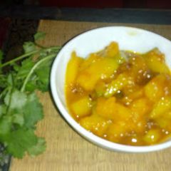 A picture of Khatta Meetha Kaddu/Sweet & Tangy Pumpkin.