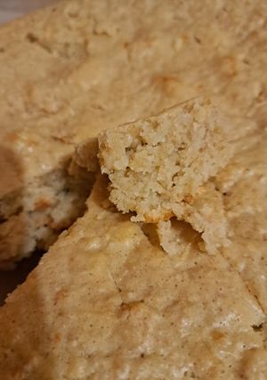 Una foto de Budín de Manzana y Avena, Fácil y rico