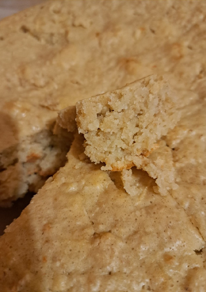 Una foto de Budín de Manzana y Avena, Fácil y rico