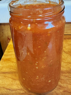 A picture of Very Easy Homemade Salsa.
