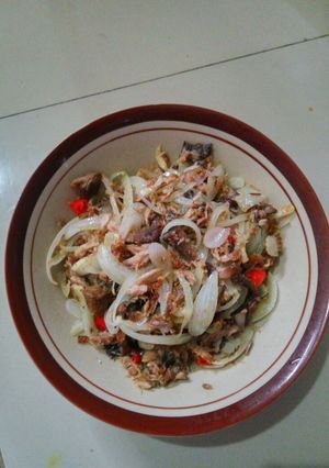 Foto resep Tongkol suwir bawang bombay