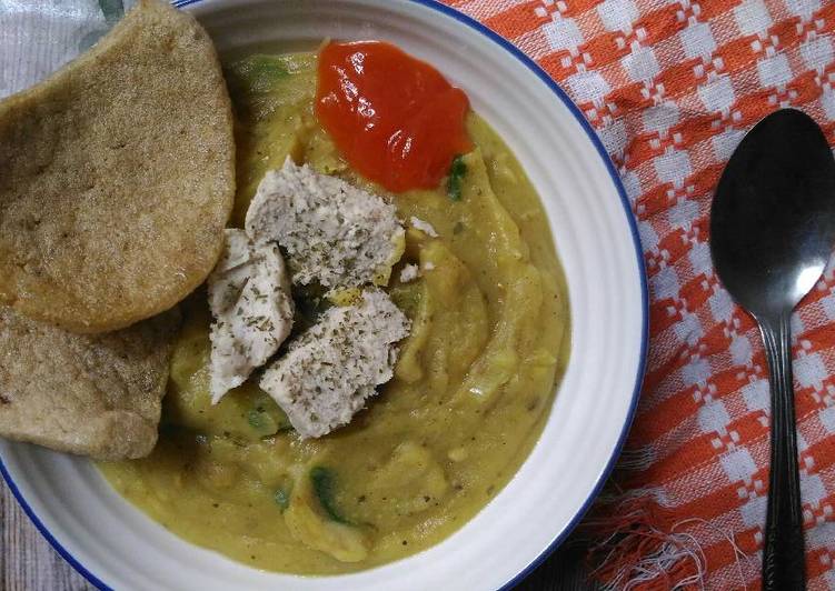 Bubur ayam kentang