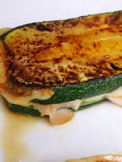 Una foto de Sándwich de calabacín