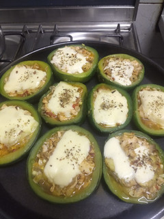 Una foto de Zapallitos rellenos light #fit
