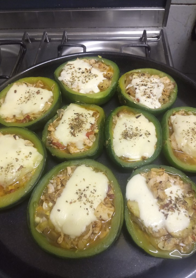 Una foto de Zapallitos rellenos light #fit