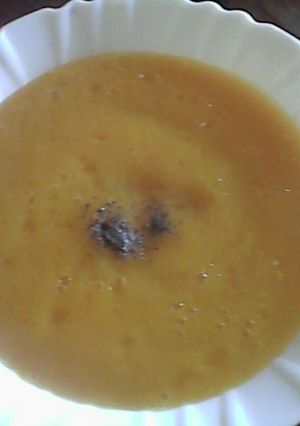 A picture of Pumpkin soup.