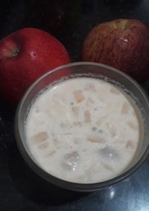 A picture of Apple sherbat (muharram special).