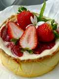 Strawberry cheese tart