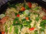 Mie rebus Tek Tek