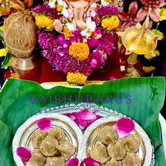 A picture of Chana Modak (5 minutes, 5 ingredients, No cook Modak).