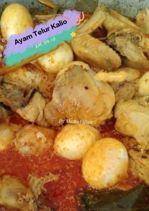 Foto resep Ayam Telur Kalio