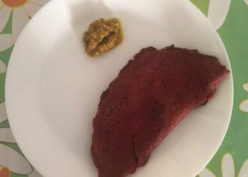 Easy Recipe Flaxseed beetroot chilla Restaurant Style