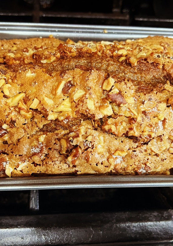 A picture of Banana Walnut Bread.