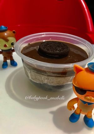 Foto resep Simple Choco Oreo Mousse 4 Bahan Saja (Bisa untuk ide Dessert Box jg)