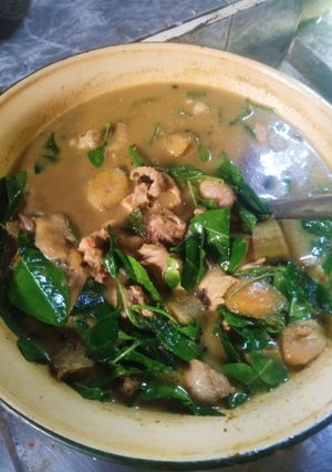 รูปของ แกงกะทิไก่กล้วยดิบ