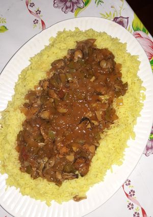 Una foto de Arroz con mariscos