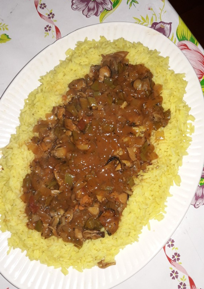 Una foto de Arroz con mariscos