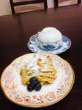 Postre Mont Blanc Francés Mont Blanc châtaigne et patate douce  Japonés MONTBLAN🇫🇷🇺🇾🇯🇵栗とさつま芋のモンブラン