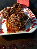 Malt cake with choclate cream cheese frosting #foodies&Friends
