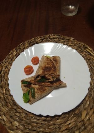 Una foto de Wraps de salmón ahumado