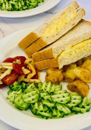 A picture of Egg Salad Sandwich (15-Minute Platter).