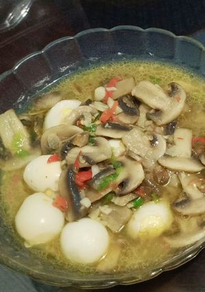 Foto resep Tumis jamur telur puyuh