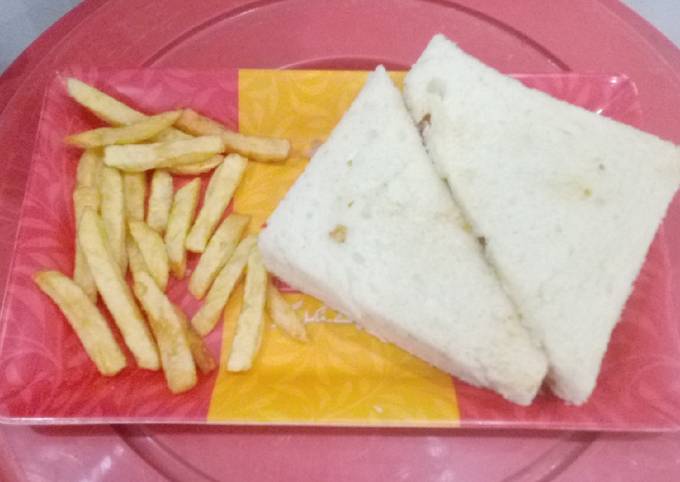 Recipe of Ultimate 🥪CHICKEN PARMESAN SANDWICH 🥪 WITH 🍟FRENCH FRIES 🍟
