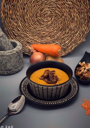 صورة لوصفة شوربة عدس