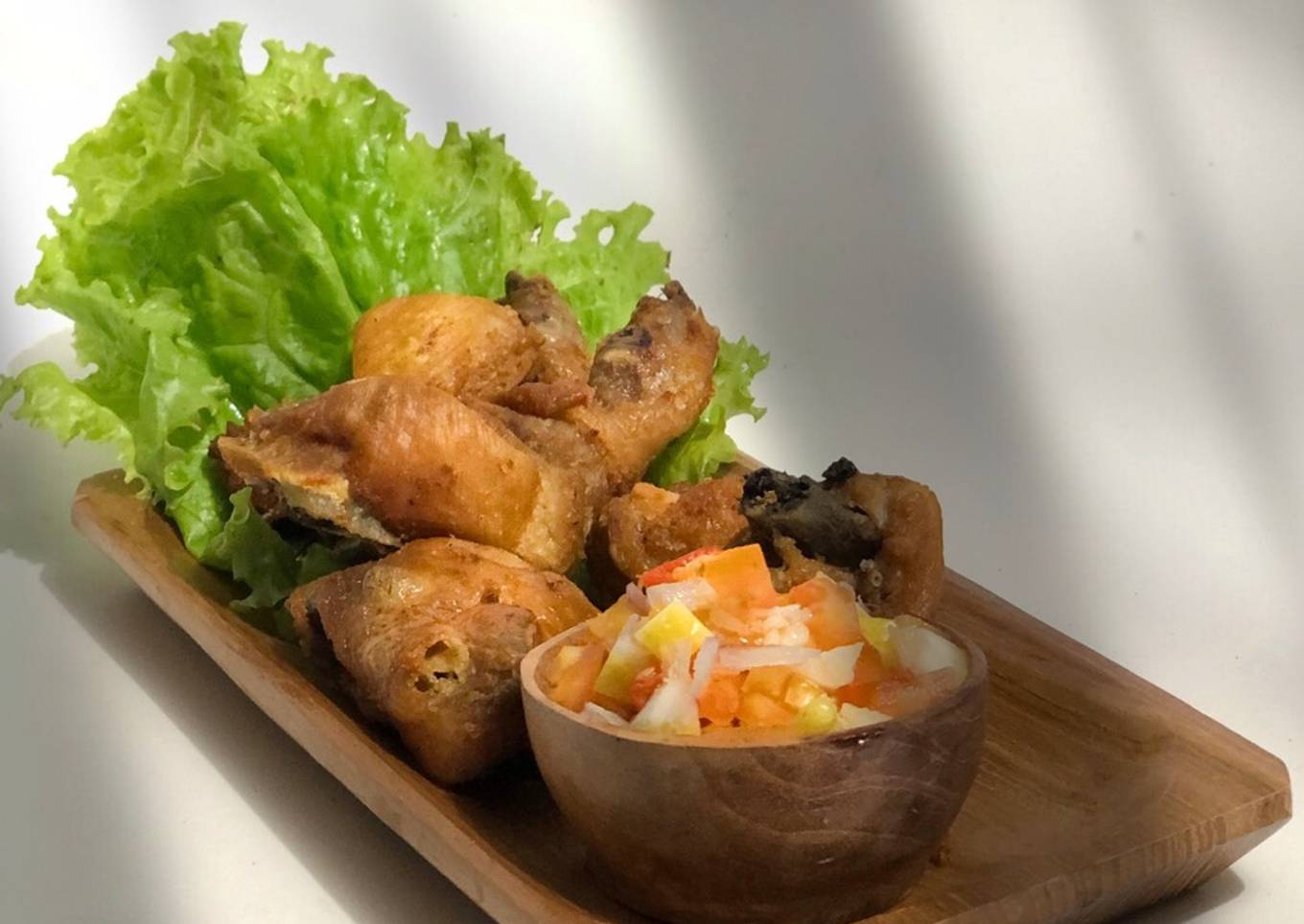 Ayam Goreng Bumbu Kuning Sambal Dabu Dabu