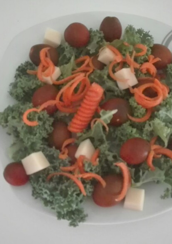 Una foto de Ensalada kale